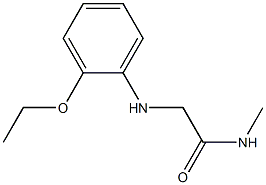 2-[(2-ethoxyphenyl)amino]-N-methylacetamide Struktur