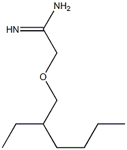 2-[(2-ethylhexyl)oxy]ethanimidamide Struktur