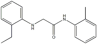 2-[(2-ethylphenyl)amino]-N-(2-methylphenyl)acetamide Struktur