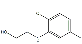 2-[(2-methoxy-5-methylphenyl)amino]ethan-1-ol Struktur