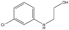 2-[(3-chlorophenyl)amino]ethan-1-ol Struktur