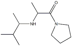 2-[(3-methylbutan-2-yl)amino]-1-(pyrrolidin-1-yl)propan-1-one Struktur