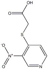 2-[(3-nitropyridin-4-yl)sulfanyl]acetic acid Struktur