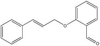 2-[(3-phenylprop-2-en-1-yl)oxy]benzaldehyde Struktur