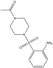 2-[(4-acetylpiperazin-1-yl)sulfonyl]aniline Struktur