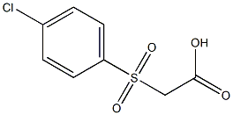 2-[(4-chlorobenzene)sulfonyl]acetic acid Struktur