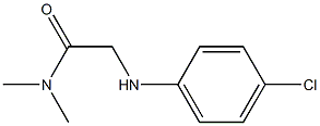 2-[(4-chlorophenyl)amino]-N,N-dimethylacetamide Struktur