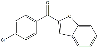 2-[(4-chlorophenyl)carbonyl]-1-benzofuran Struktur