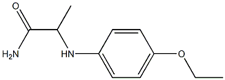 2-[(4-ethoxyphenyl)amino]propanamide Struktur