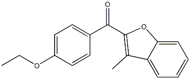 2-[(4-ethoxyphenyl)carbonyl]-3-methyl-1-benzofuran Struktur