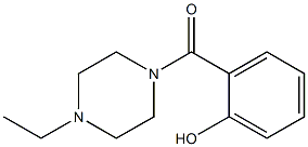 2-[(4-ethylpiperazin-1-yl)carbonyl]phenol Struktur