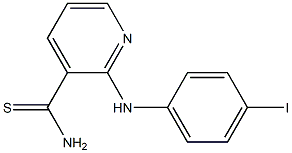 2-[(4-iodophenyl)amino]pyridine-3-carbothioamide Struktur