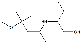 2-[(4-methoxy-4-methylpentan-2-yl)amino]butan-1-ol Struktur