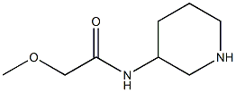 2-methoxy-N-(piperidin-3-yl)acetamide Struktur