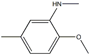 2-methoxy-N,5-dimethylaniline Struktur