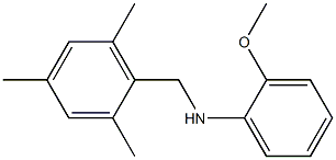 2-methoxy-N-[(2,4,6-trimethylphenyl)methyl]aniline Struktur