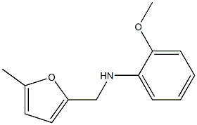 2-methoxy-N-[(5-methylfuran-2-yl)methyl]aniline Struktur