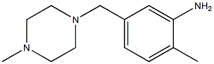 2-methyl-5-[(4-methylpiperazin-1-yl)methyl]aniline Struktur