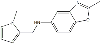 2-methyl-N-[(1-methyl-1H-pyrrol-2-yl)methyl]-1,3-benzoxazol-5-amine Struktur