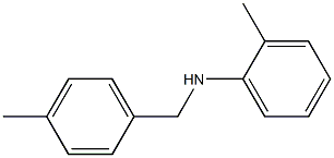 2-methyl-N-[(4-methylphenyl)methyl]aniline Struktur