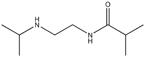 2-methyl-N-[2-(propan-2-ylamino)ethyl]propanamide Struktur