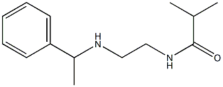 2-methyl-N-{2-[(1-phenylethyl)amino]ethyl}propanamide Struktur