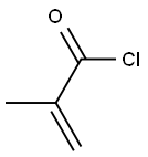 2-methylprop-2-enoyl chloride Struktur