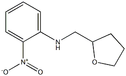 2-nitro-N-(oxolan-2-ylmethyl)aniline Struktur