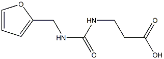 3-({[(2-furylmethyl)amino]carbonyl}amino)propanoic acid Struktur