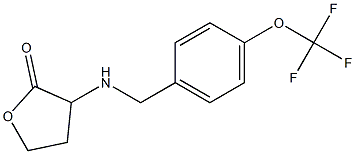 3-({[4-(trifluoromethoxy)phenyl]methyl}amino)oxolan-2-one Struktur