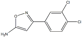 3-(3,4-dichlorophenyl)-1,2-oxazol-5-amine Struktur