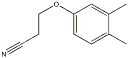 3-(3,4-dimethylphenoxy)propanenitrile Struktur