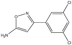 3-(3,5-dichlorophenyl)-1,2-oxazol-5-amine Struktur