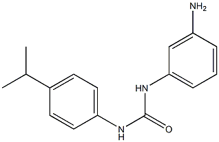 3-(3-aminophenyl)-1-[4-(propan-2-yl)phenyl]urea Struktur