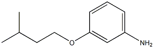 3-(3-methylbutoxy)aniline Struktur