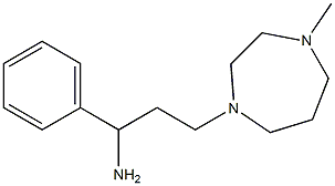 3-(4-methyl-1,4-diazepan-1-yl)-1-phenylpropan-1-amine Struktur