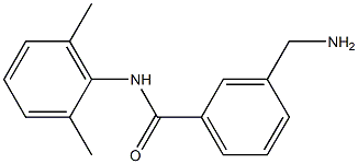 3-(aminomethyl)-N-(2,6-dimethylphenyl)benzamide Struktur