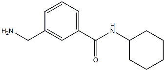 3-(aminomethyl)-N-cyclohexylbenzamide Struktur