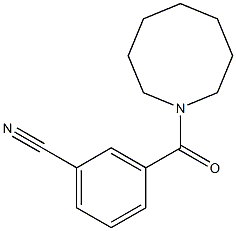 3-(azocan-1-ylcarbonyl)benzonitrile Struktur