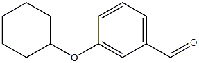 3-(cyclohexyloxy)benzaldehyde Struktur