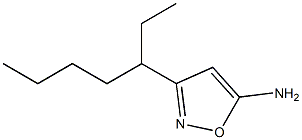 3-(heptan-3-yl)-1,2-oxazol-5-amine Struktur