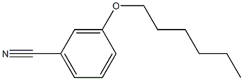 3-(hexyloxy)benzonitrile Struktur