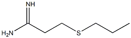 3-(propylsulfanyl)propanimidamide Struktur