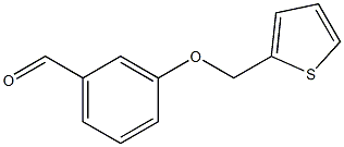 3-(thien-2-ylmethoxy)benzaldehyde Struktur