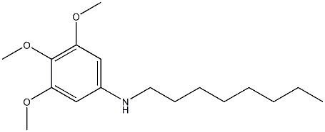 3,4,5-trimethoxy-N-octylaniline Struktur