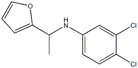 3,4-dichloro-N-[1-(furan-2-yl)ethyl]aniline Struktur