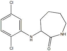 3-[(2,5-dichlorophenyl)amino]azepan-2-one Struktur