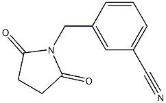 3-[(2,5-dioxopyrrolidin-1-yl)methyl]benzonitrile Struktur