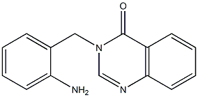 3-[(2-aminophenyl)methyl]-3,4-dihydroquinazolin-4-one Struktur