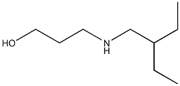 3-[(2-ethylbutyl)amino]propan-1-ol Struktur